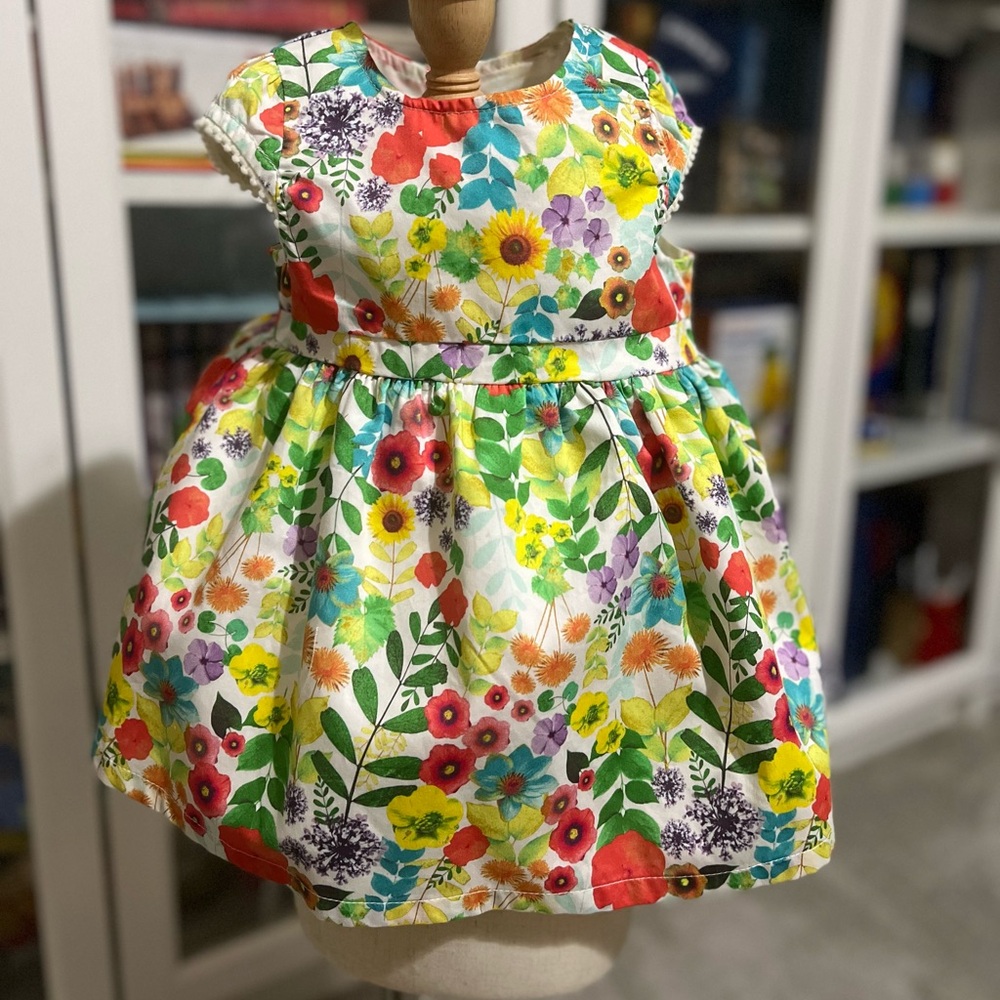 Cherokee Floral Kids Dress - Multicolor